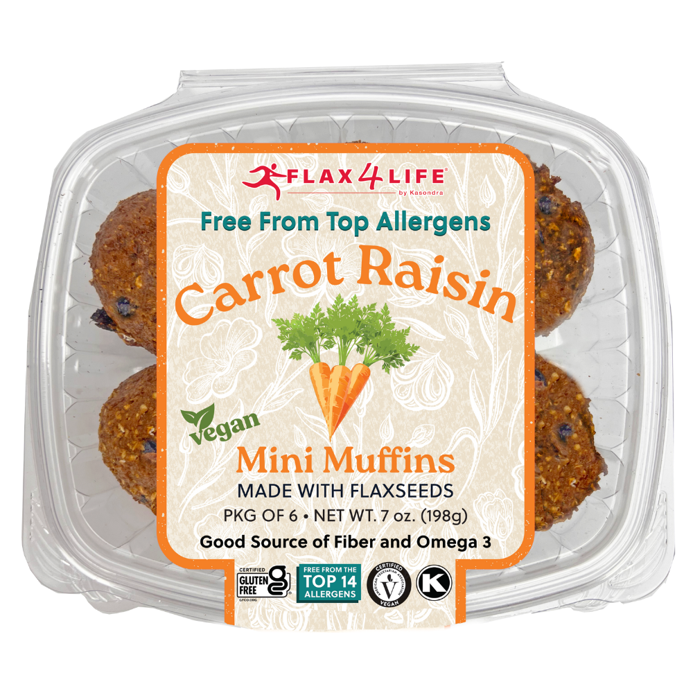 Picture of Vegan Carrot Raisin Mini Muffins