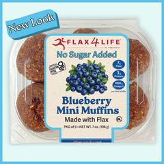 No Sugar Added Blueberry Mini Muffins
