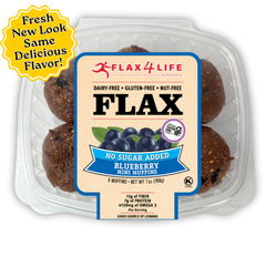No Sugar Added Blueberry Mini Muffins