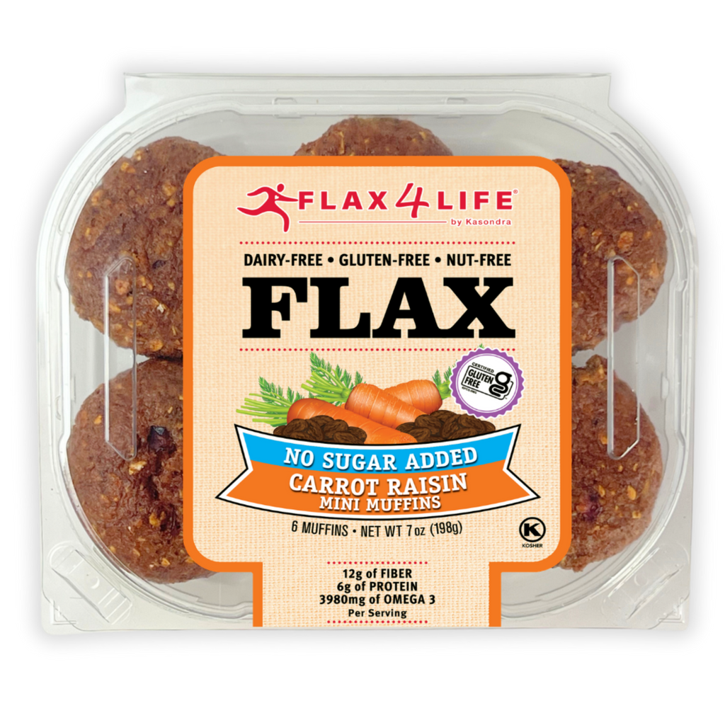Picture of No Sugar Added Carrot Raisin Mini Muffins