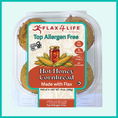 Top Allergen Free Hot Honey Cornbread-4 ct
