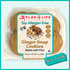 Top  Allergen Free Ginger Snap Cookies-6 ct
