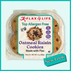 Top  Allergen Free Oatmeal Raisin Cookies-6 ct