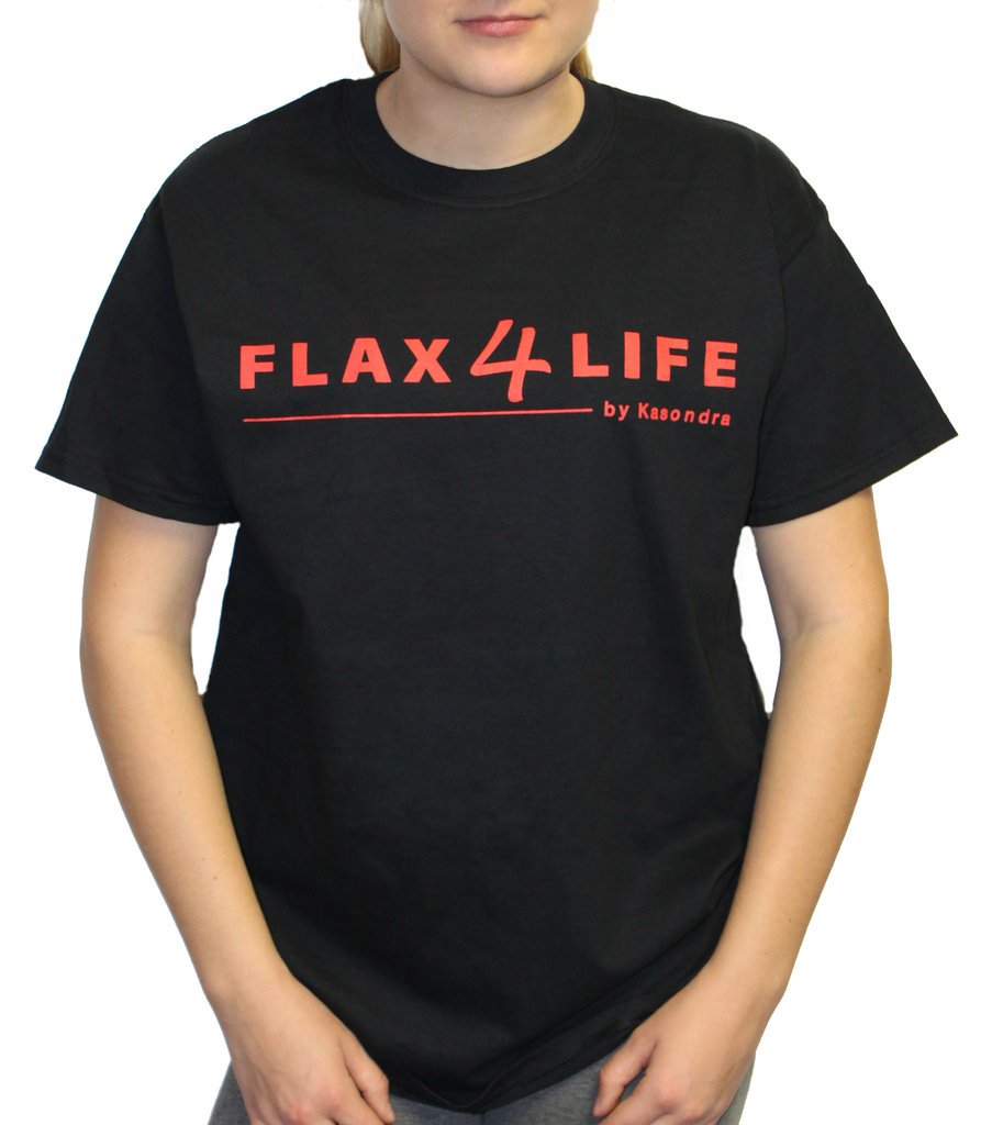 Picture of Flax4Life T-Shirt-Black Unisex