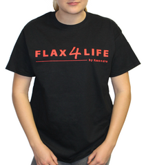 Flax4Life T-Shirt-Black Unisex