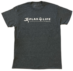 Flax4Life T-Shirt Dark Grey Unisex